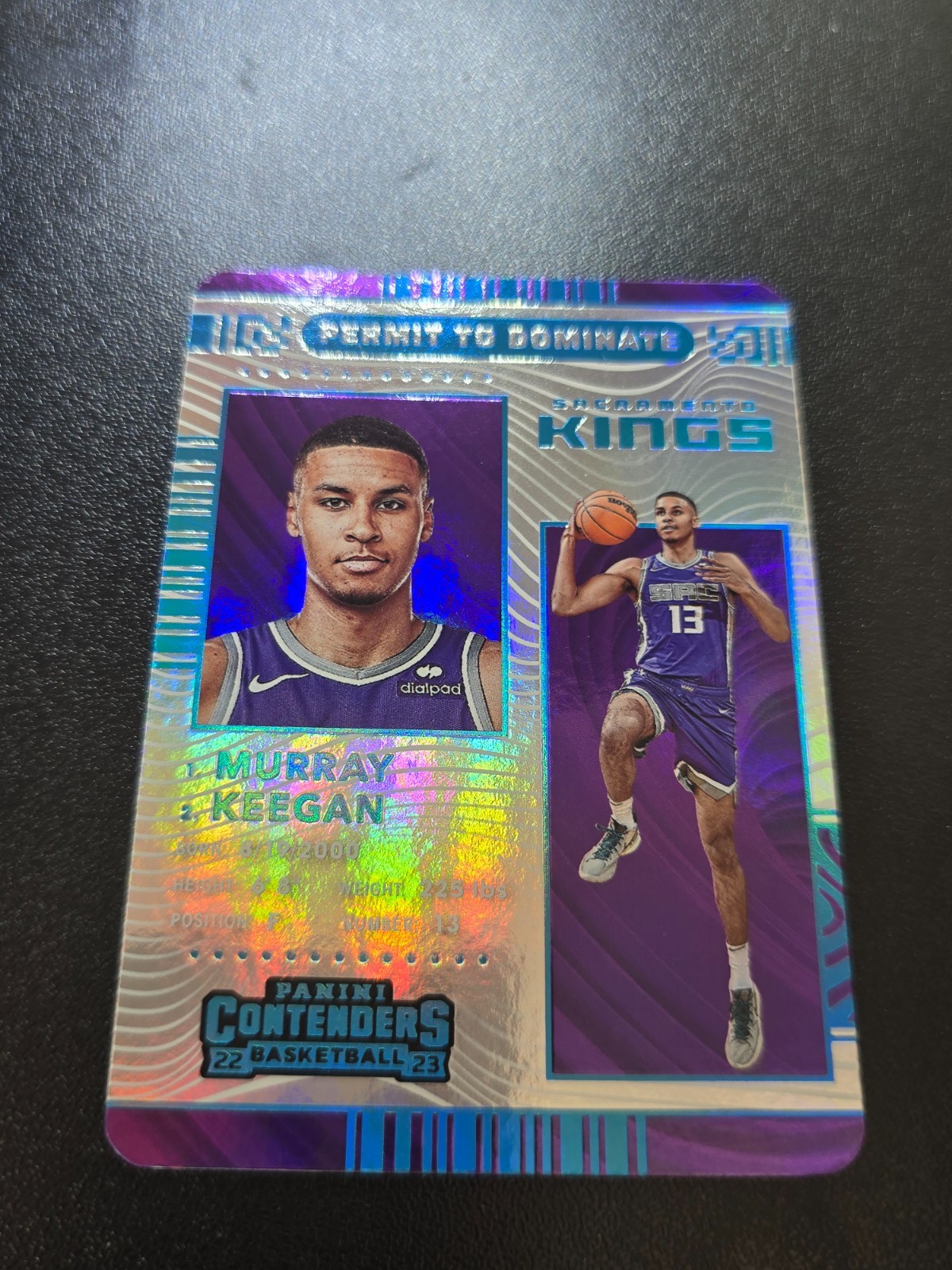 2022-23 Panini Contenders - Permit to Dominate SSP-RC Keegan Murray