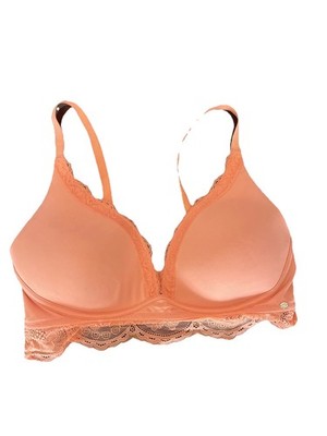 Sofia Intimates by Sofia Vergara Women's Lace Front Bralette wireless large