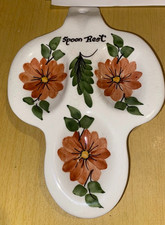 Toni Raymond Pottery - Vintage Hand Painted Spoon Rest 1