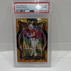 2024 Panini Select Concourse Drake Maye Rookie #27 Orange Shock /499 PSA 9 Patr…