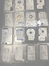 Lot of 16 IDE 3.5"  Samsung WD, Seagate, Maxtor, Hitachi 20GB- 320GB Parts AsIs