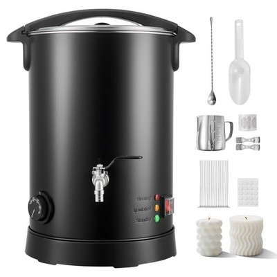 Wax Melter for Candle Making, 10.6 Qts, Fast and Even Heating, with Easy Pour Sp