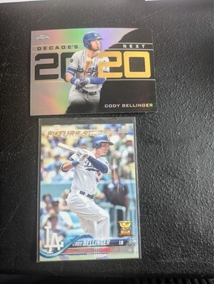 Free Shipping Cody Bellinger 2020 Topps Chrome Decades & 2018 Rookie Dodgers