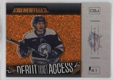 2023 Credentials Debut Ticket Access Horizontal Orange 47/99 Hunter McKown 1lj0