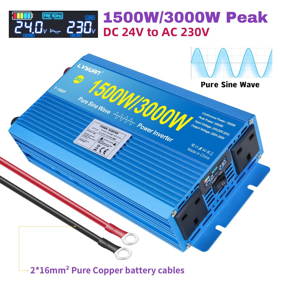 EDECOA 3000W/6000W Convertitore 12V 220V Invertitore Di Potenza Power - Foto 3