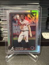 2025 Topps Series 1 Rainbow Foil Ronald Acuña Jr. Atlanta Braves Non Auto Non RC