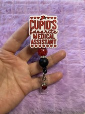 Medical Assistant Badge Reel Retractable ID Badge Holder MA NIRSE