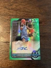 2021-22 Bowman University - Chrome Prospect Autographs Jermaine Samuels /99 Card