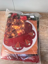 Bucilla Rose Tree Felt Applique Christmas Tree Skirt Kit 43 84936 New
