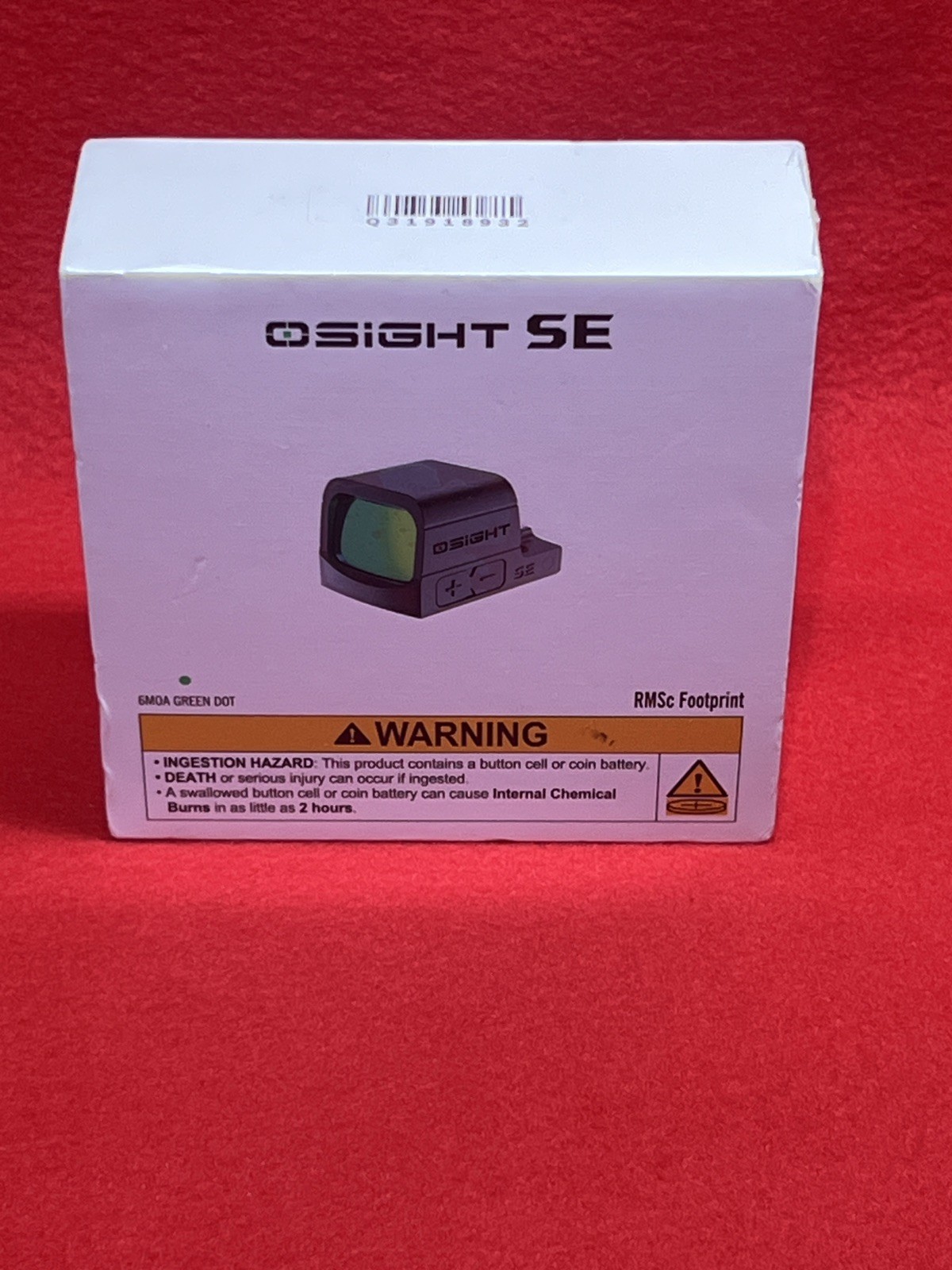 Osight SE Optic Sight RMSc Enclosed Green 