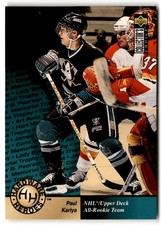 Paul Kariya 1995-96 Collector's Choice Hardware Heroes #370 Anaheim Mighty Ducks