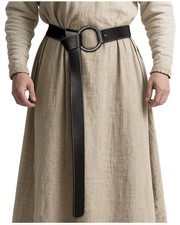 Medieval Leather Belt LARP Accessory for Men Women Renaissance Pirate Viking