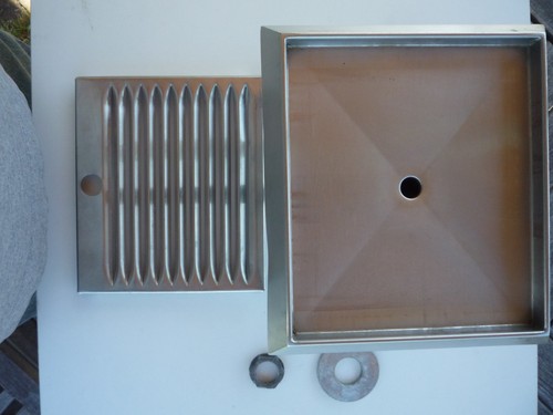 Countertop Fountain, Water, Beer Tap drain pan and screen approx. 9" X  7  1/2"