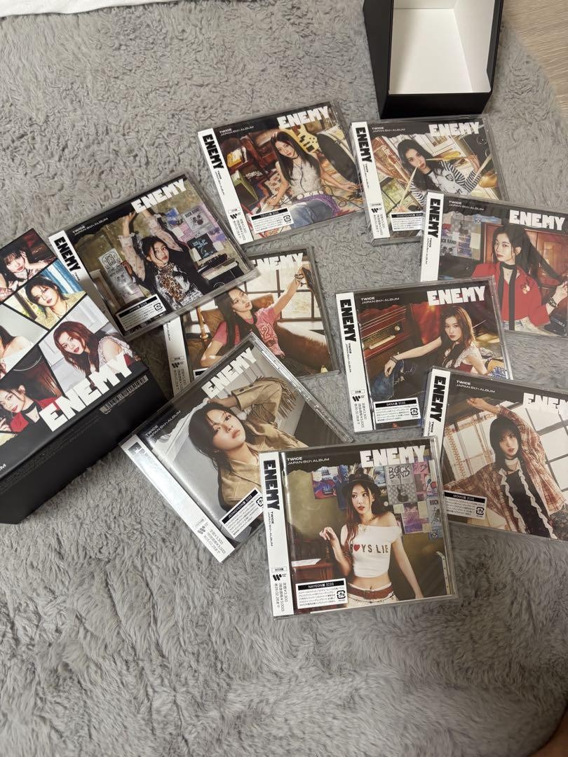 TWICE JAPAN 6th ALBUM ENEMY 8th Anniversary Box CD | eBay