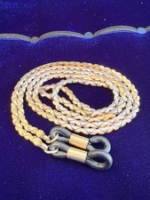 Vintage Brass Tone Heart Link Eyeglass Chain Glasses Holder Necklace 26