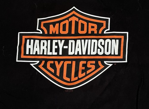 Vintage Harley Davidson Ride 2 Live Biketown Youngstown Ohio Black T-Shirt 2XL - Picture 2 of 7