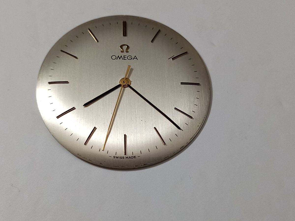 VINTAGE OMEGA MM DIAL WITH SET HANDS MVT FOR POCKET WATCH CAL