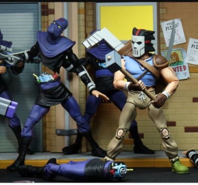 NECA TMNTケイシー・ジョーンズ&フットソルジャー NECA Teenage Mutant Ninja Turtles Casey Jones vs Foot