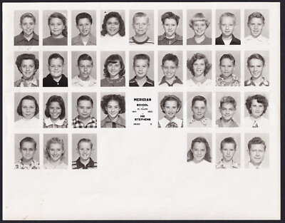 California-El Cajon-1953 Cajon Valley Jr High School-Class Photo-Grd 6-Stephens
