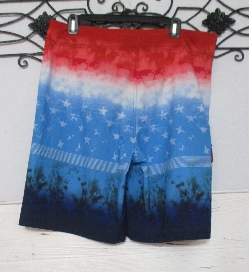 Ocean Current Board Shorts Size 34 Multicolor Side Pocket - Image 2 of 4