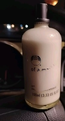 The Body Shop-Of A Man Aftershave Balm Baume Apres-Rasage 3.3 oz New Rare Discon