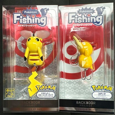 DUO Pokemon Fishing ステッカー付き Pokemon Fishing Lure Pikachu & Kyogre 2-piece set DUO | eBay
