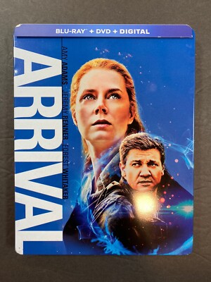 Arrival ***BLU RAY+DVD****STEELBOOK HAS DINGS & SCUFFS