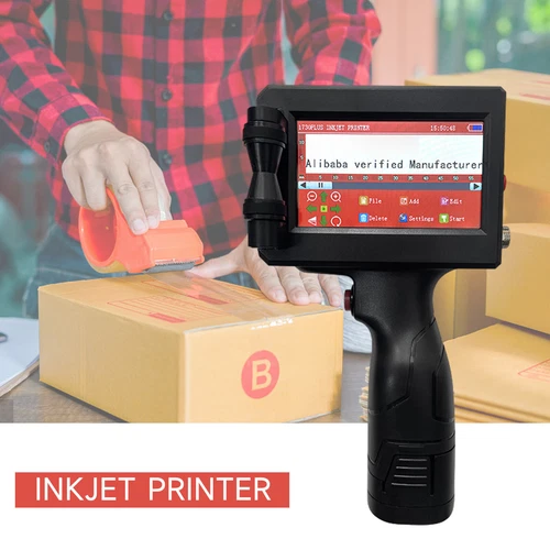 Handheld Inkjet Printer Label Word Date LOGO Barcode QR Portable Coding Machine - Picture 12 of 12