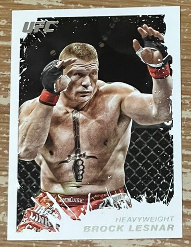 ¡Tarjeta base de Brock Lesnar 2011 Topps UFC Moment of Truth!¡!