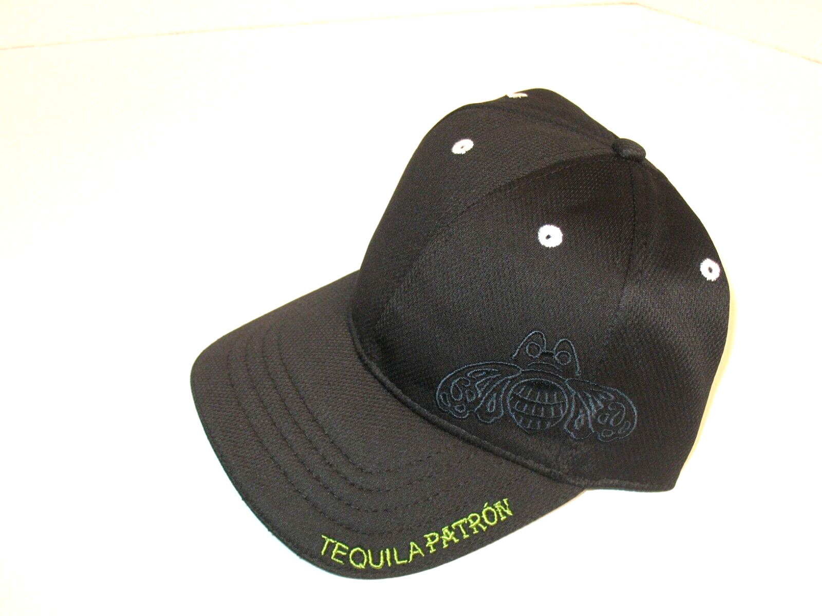 TEQUILA PATRON SIMPLY PERFECT BASEBALL HAT ADJUSTABLE BLACK ONE