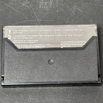 Foreigner - Head Games Cassette Tape 1979 Atlantic Records Vintage