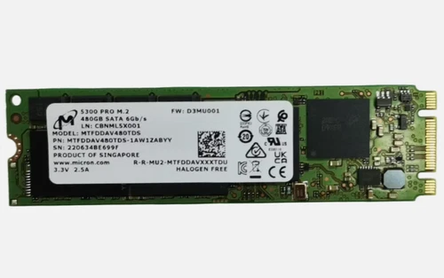Micron 5300 PRO 480GB SSD M.2 2280 SATA Solid State Drives 6Gbps