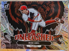 2023 Donruss Mick Abel Unleashed Rapture #U8 Philadelphia Phillies
