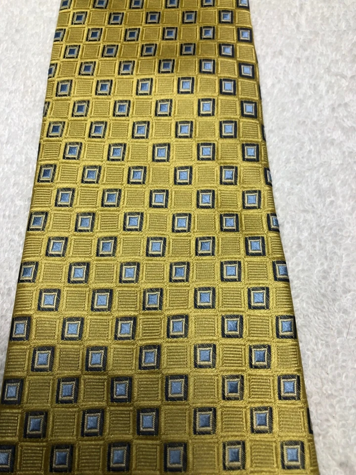 CORBATA HOMBRE NAUTICA AMARILLA CON AZUL 3,5 X 60 Foto 3 de 4