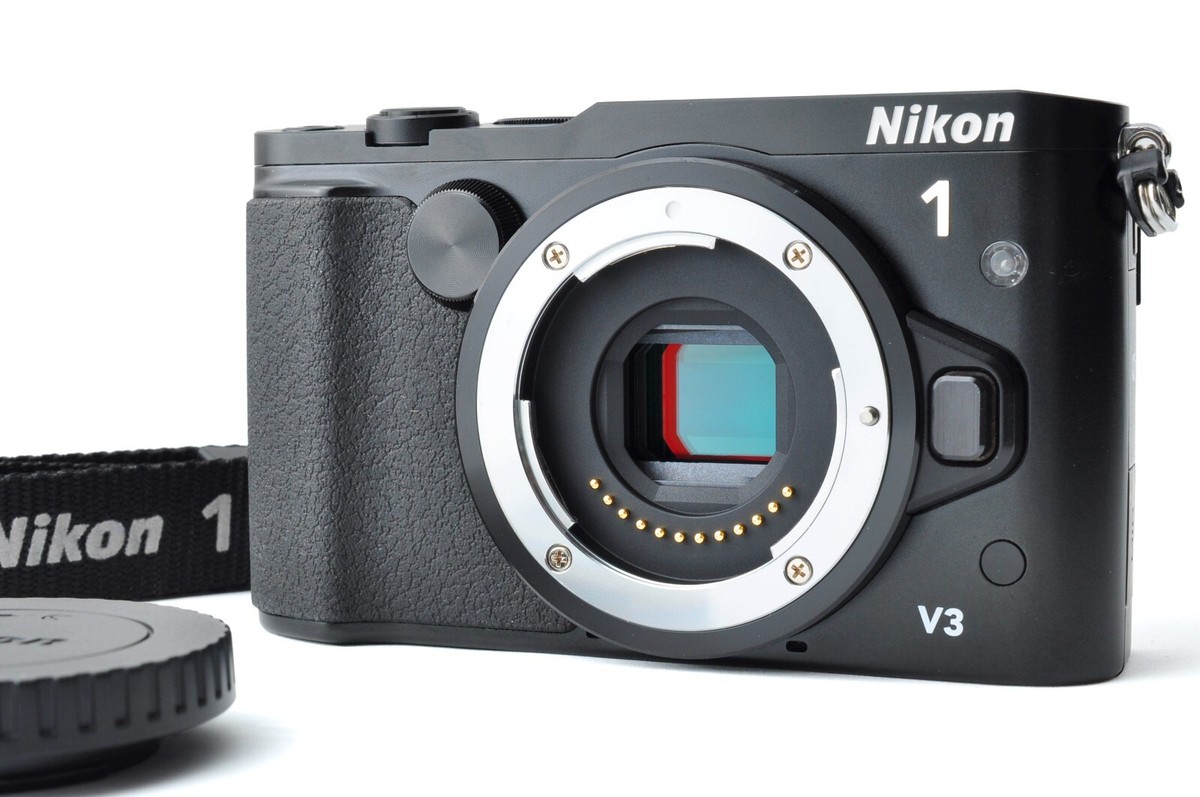 Nikon - 新品同様 Nikon 1 V3 ボディ ブラック  M888 Nikon 1 V3 Black [Top-MINT] 18.4 MP Mirrorless Camera Body