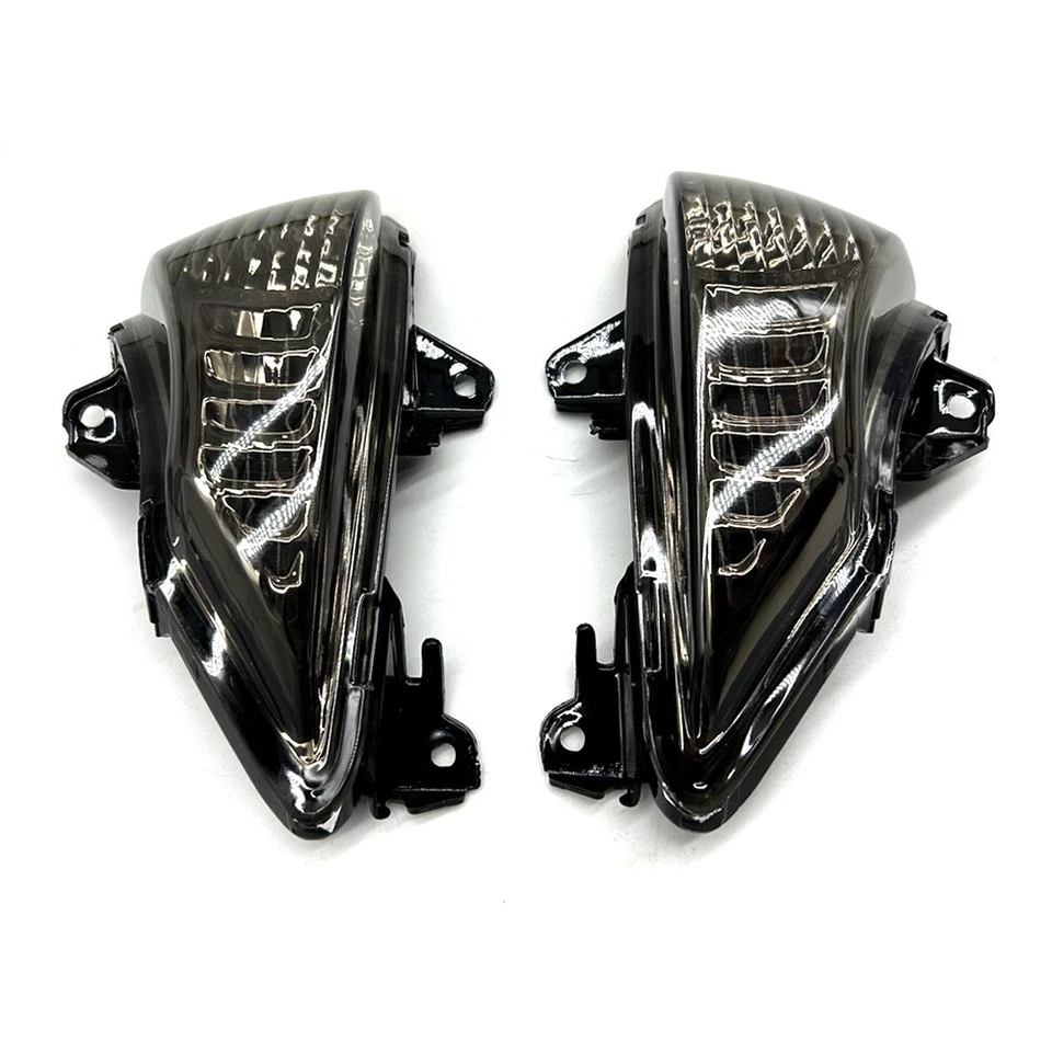 Lente de señal indicador de giro de humo Fit 2009-2011 Kawasaki Ninja650R EN6N EN6F EN6R Foto 3 de 4