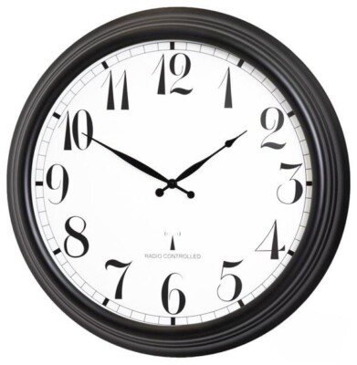 radio controlled outdoor garden clock