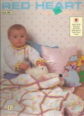 Knit/Crochet PATTERN Bootlet Red Heart Nursery Rhymes