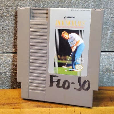 Jack Nicklaus Greatest 18 Holes of Major Championship Golf NES 