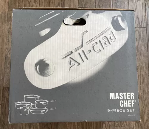 Brand New All-Clad Master Chef 9-Pc. Cookware Set | Made in USA