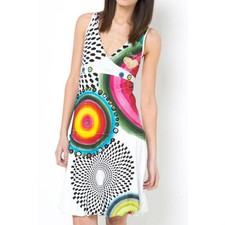 desigual robe blanche