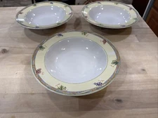 Set Of 3 PTS International Tuscan Country Soup / Salad Bowls 