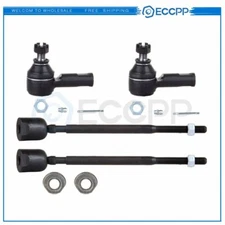 4pcs Front Inner Outer Tie Rod End Links For 89-96 97 Chevrolet Sprint GEO Metro