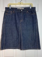Gap Denim Womens Dark Wash Denim Jean Skirts Size 10 RN54023