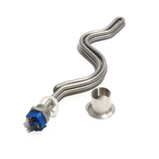 Immersion Wind Tube Water Heating Element 240V 2 Clamps S-Shape DN25 G1 BSP/NPT