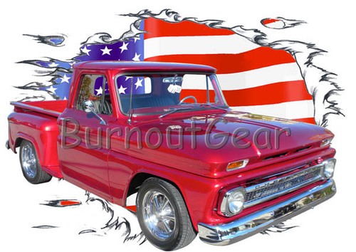 1964 Red Chevy Pickup Truck b Custom 