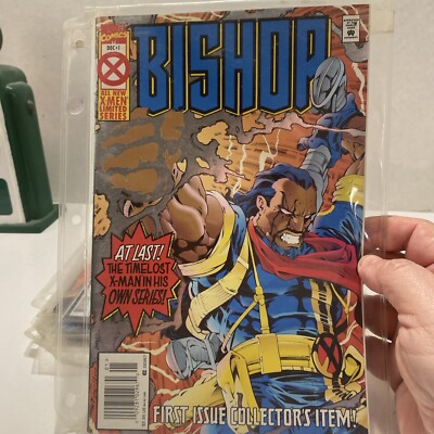 Bishop #1  MARVEL Comics 1994 NEWSSTAND Rare Find Hot Key New Movie Coming So HD