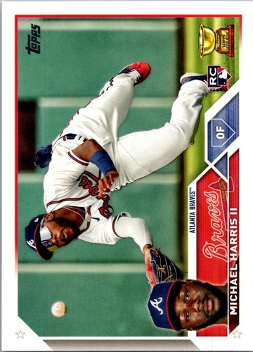 2023 Topps Rookie Card #226 - Michael Harris II - Braves RC Rookie Cup!