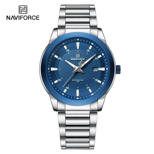 NAVIFORCE Men's Luxury Quartz Watch Waterproof Stainless Steel Date Business - Picture 15 of 18