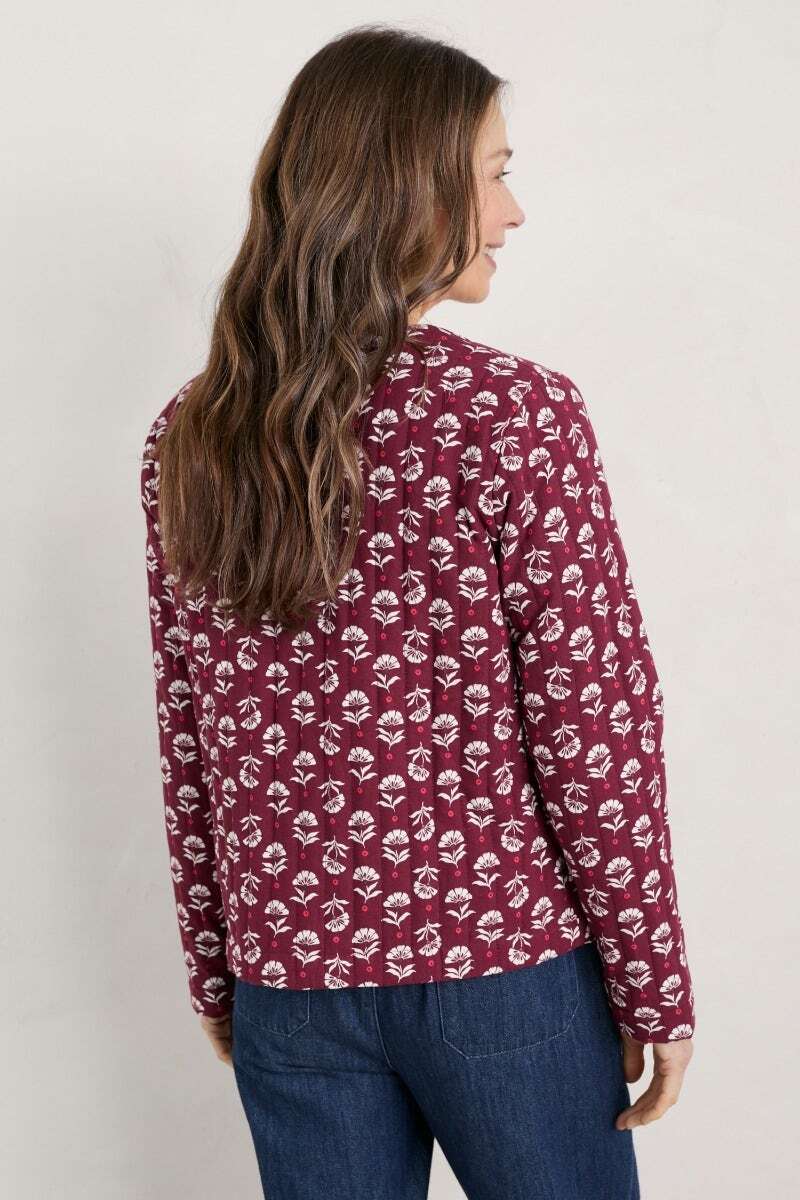 Seasalt Women's Jacket pink Samson Hill Quilted Jacket Regular